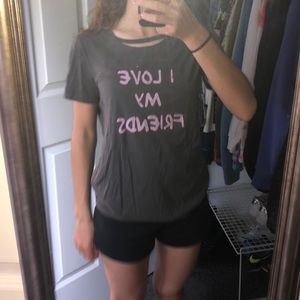 Peace love world- “I love my friends” tshirt